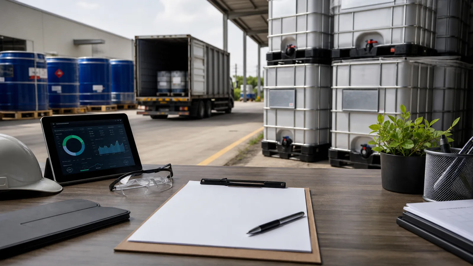 Documentos e recipientes industriais para controle de CADRI e movimentação de resíduos