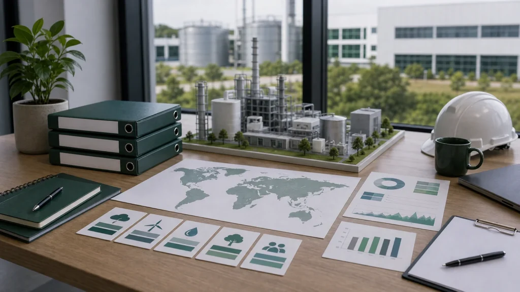 Indicadores climáticos e documentos estratégicos para compromissos ambientais empresariais