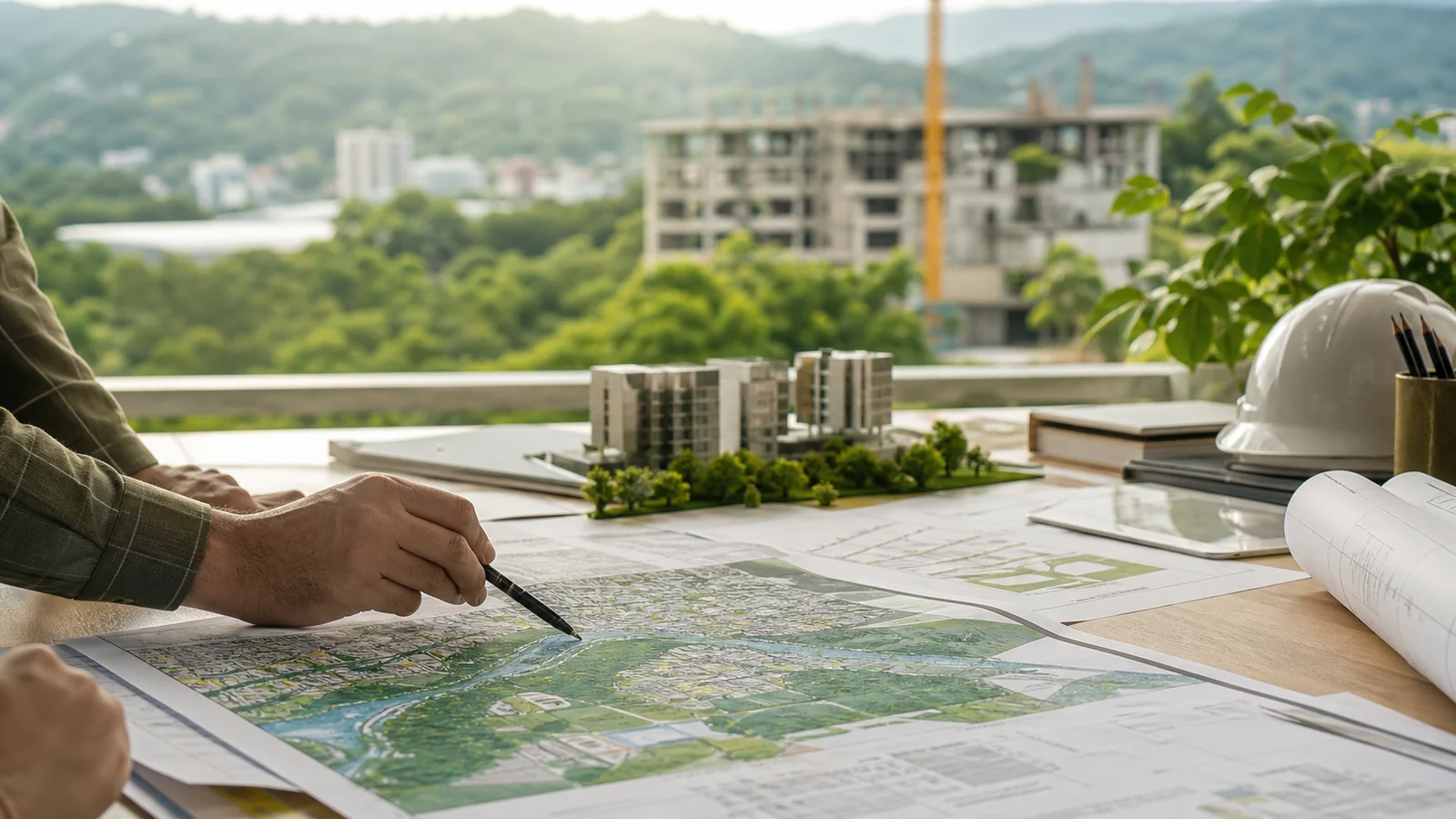 Empreendimento imobiliário com documentos ambientais de construção civil