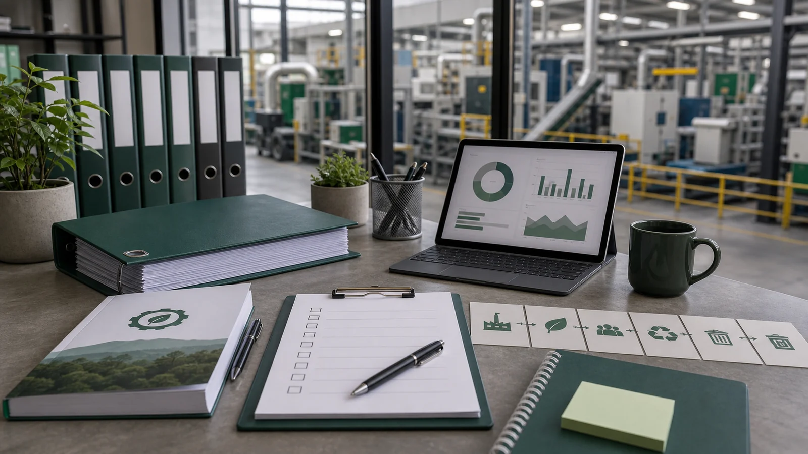 Checklist e manual de sistema de gestão ambiental para certificação ISO 14001