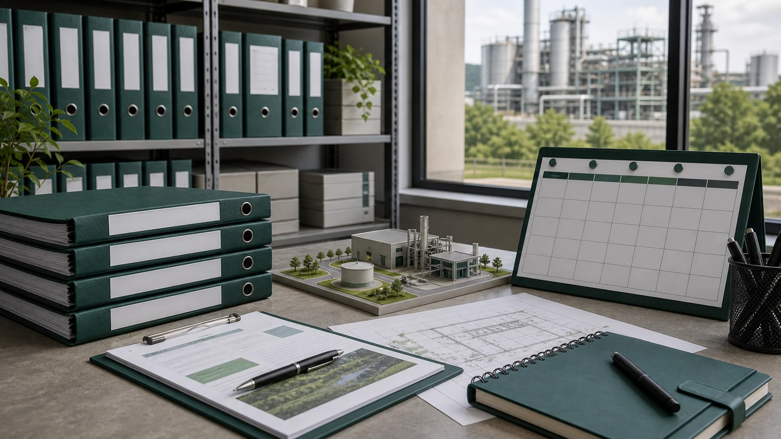 Documentos e calendário usados na regularização ambiental de empresas